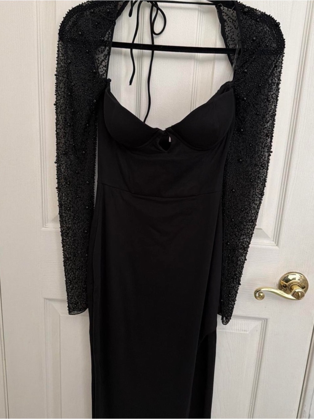 Oh Polly San Marino Maxi Dress in Black